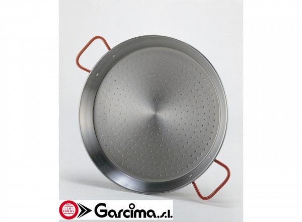 Paella pan staal 32 cm - 2-3 pers. rond